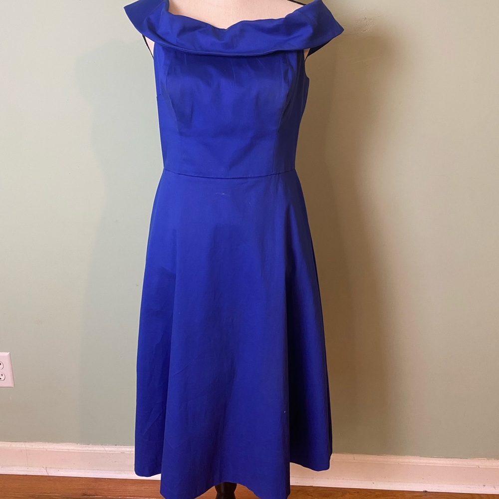 Blue Calvin Klein Mini Dress